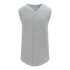 Athletic Knit Full Button Sleeveless Baseball Jersey (BA1812), Color '012 Grey'